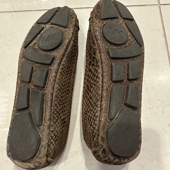 Michael Kors shoes, distressed python leather, mocha colour, size 6 - Picture 8 of 8
